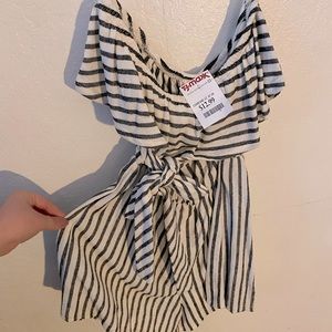 Strapless Romper